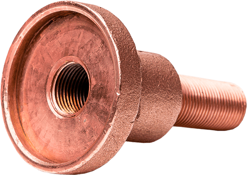 machined copper component