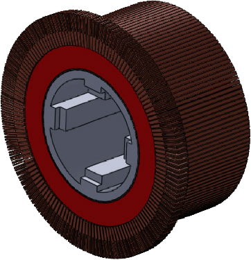 internal shrink ring commutator