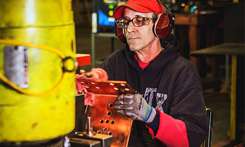 fabricated bus punching